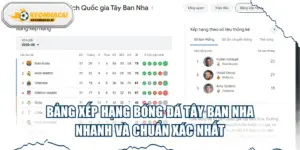 Bảng Xếp Hạng Bóng Đá Tây Ban Nha Nhanh Và Chuẩn Xác Nhất